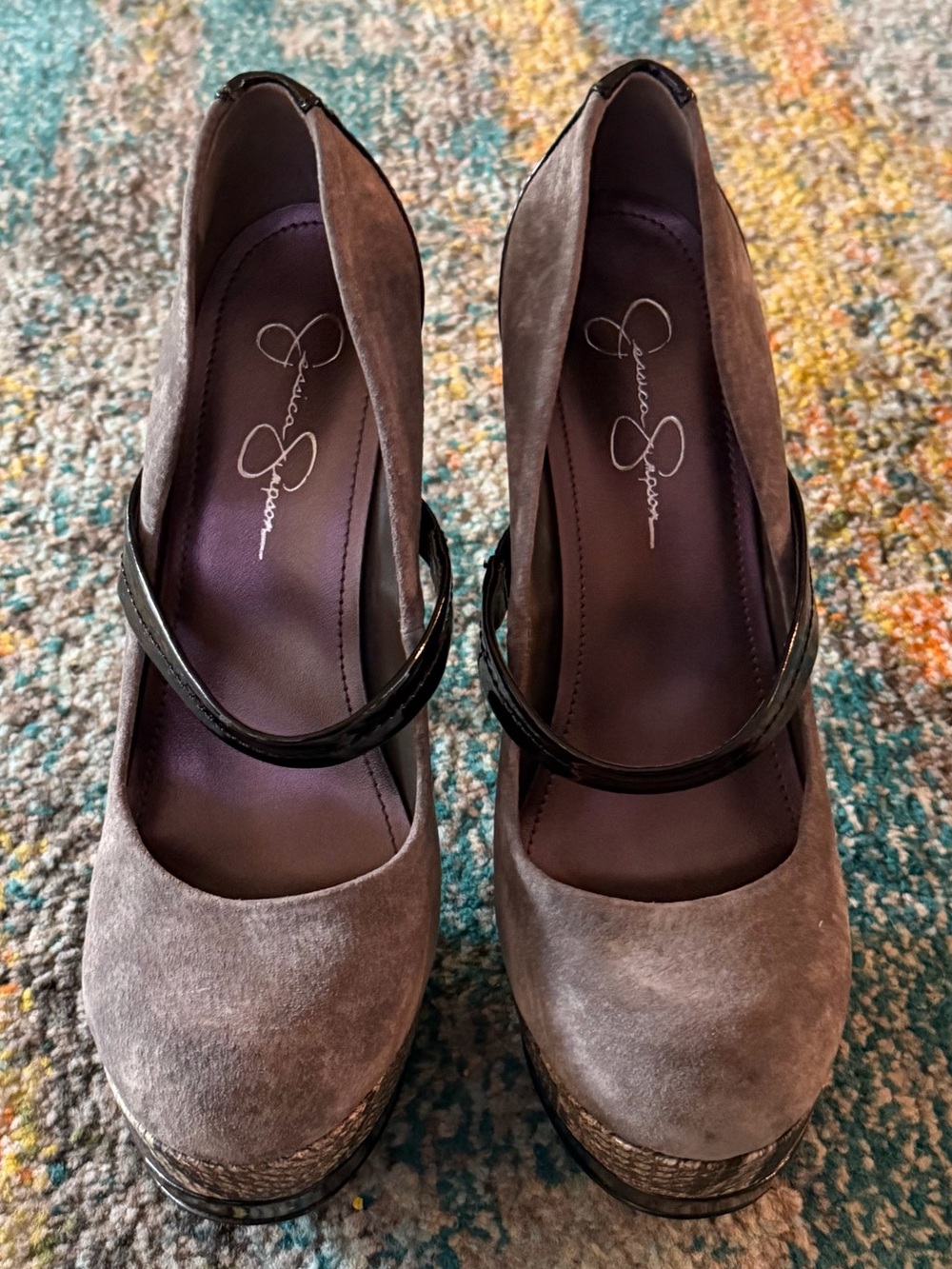 Jessica Simpson Cheetah Mary Jane Pumps